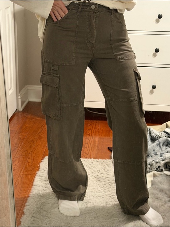 Zara Pants - Zara Brown Cargo Pants